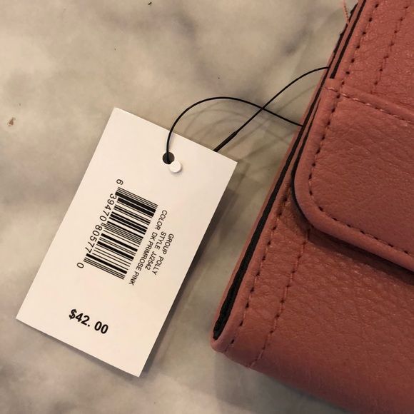 Joe’s Jeans Pink Group Polly Wallet/New - Picture 5 of 6